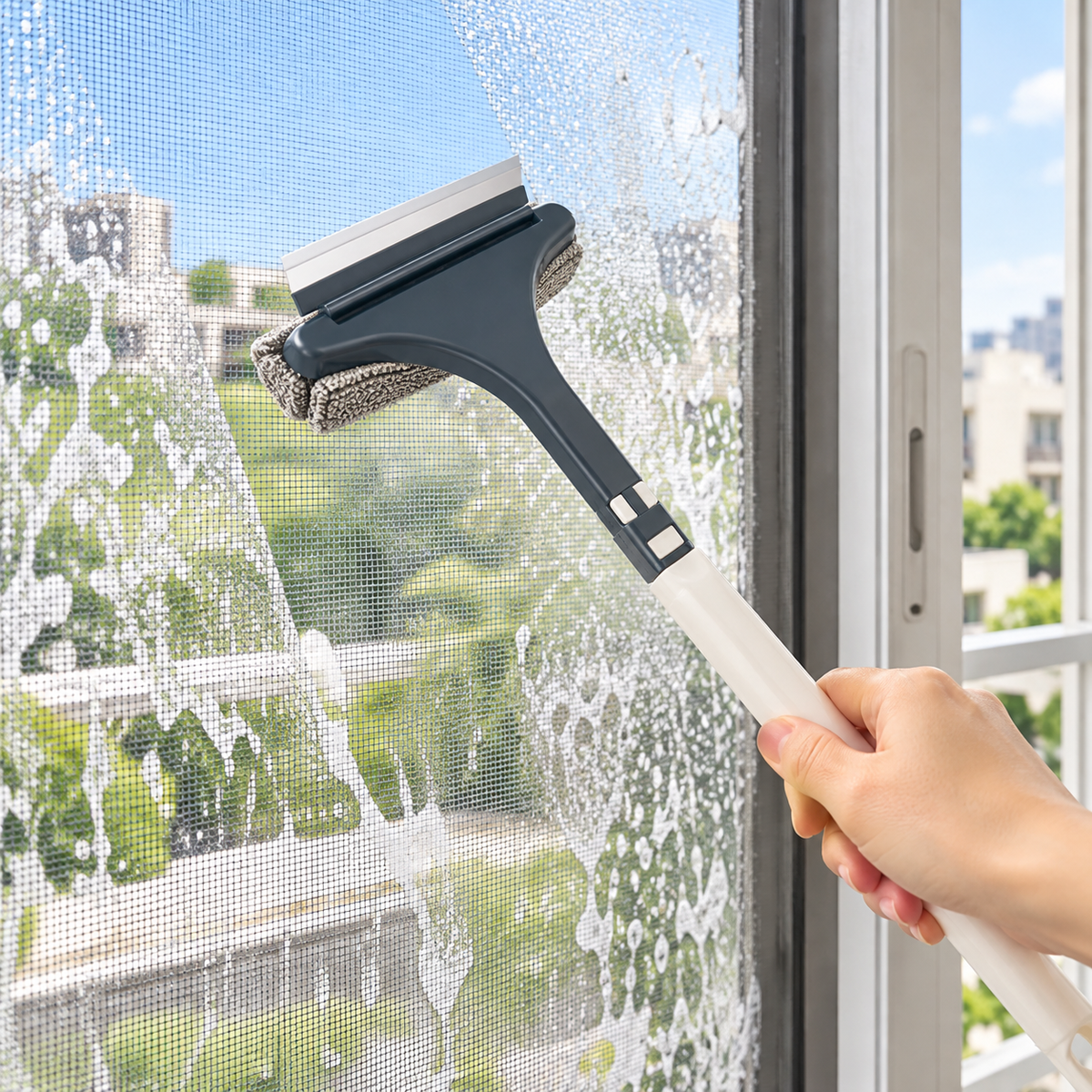 Dual-Sided Window Screen Cleaning Brush