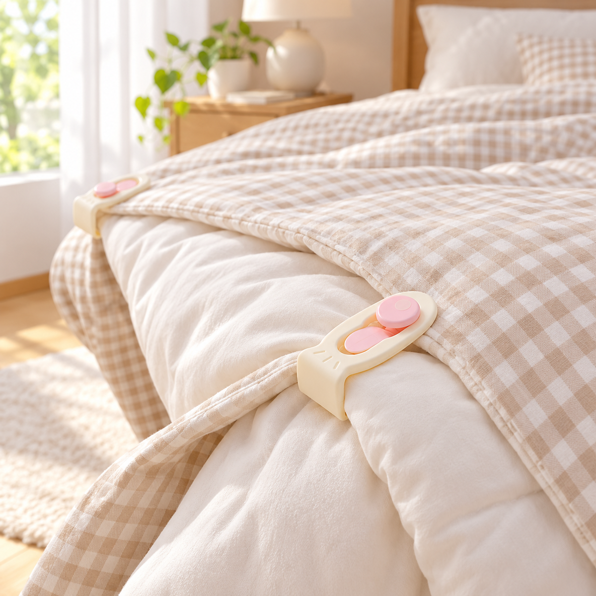 Needle-Free Bedding Clip Set