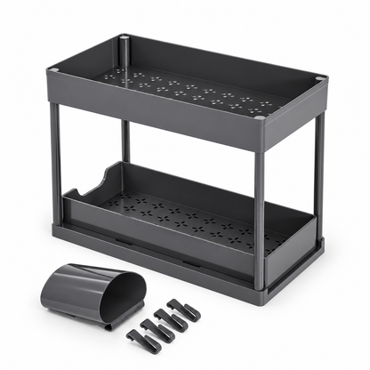 Two-Tier Pull-Out Storage Organizer