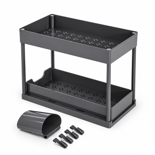 Two-Tier Pull-Out Storage Organizer