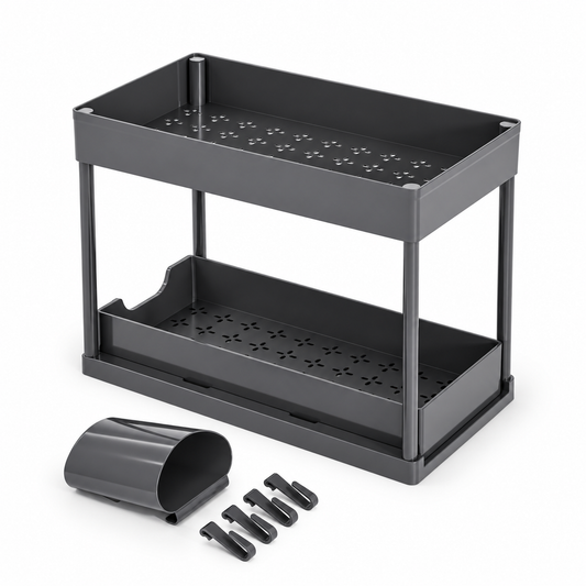 Two-Tier Pull-Out Storage Organizer