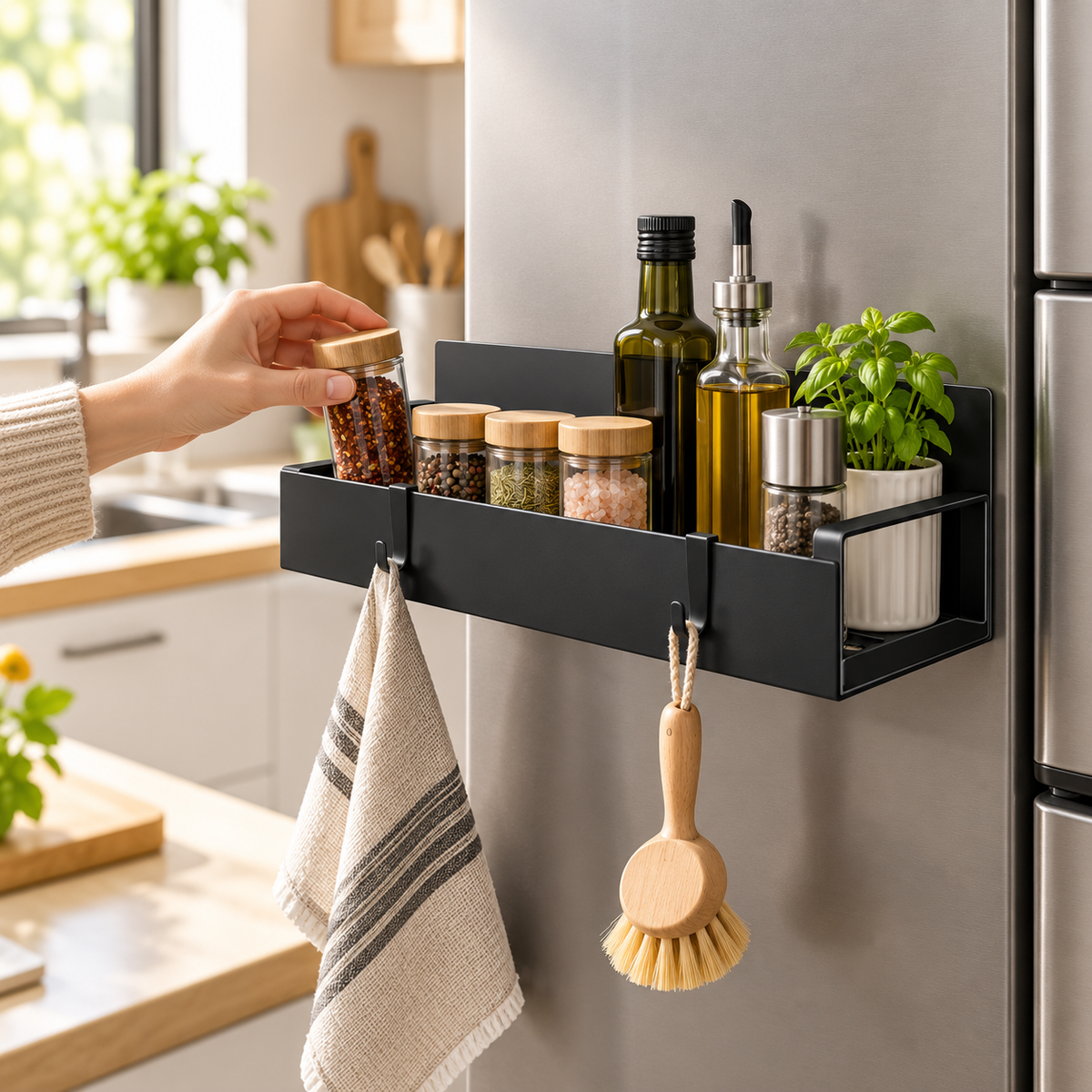 Large Magnetic Storage Shelf