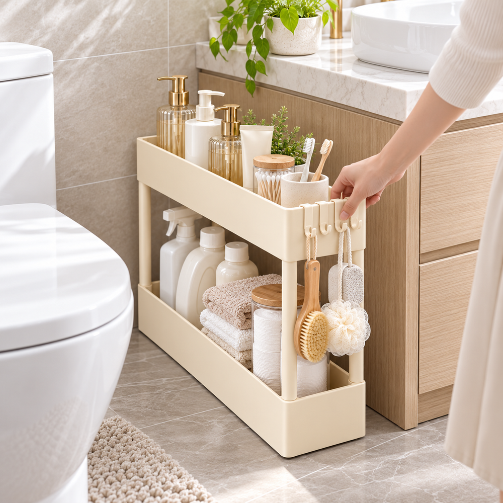 Two-Tier Slim Storage Rack alternate view