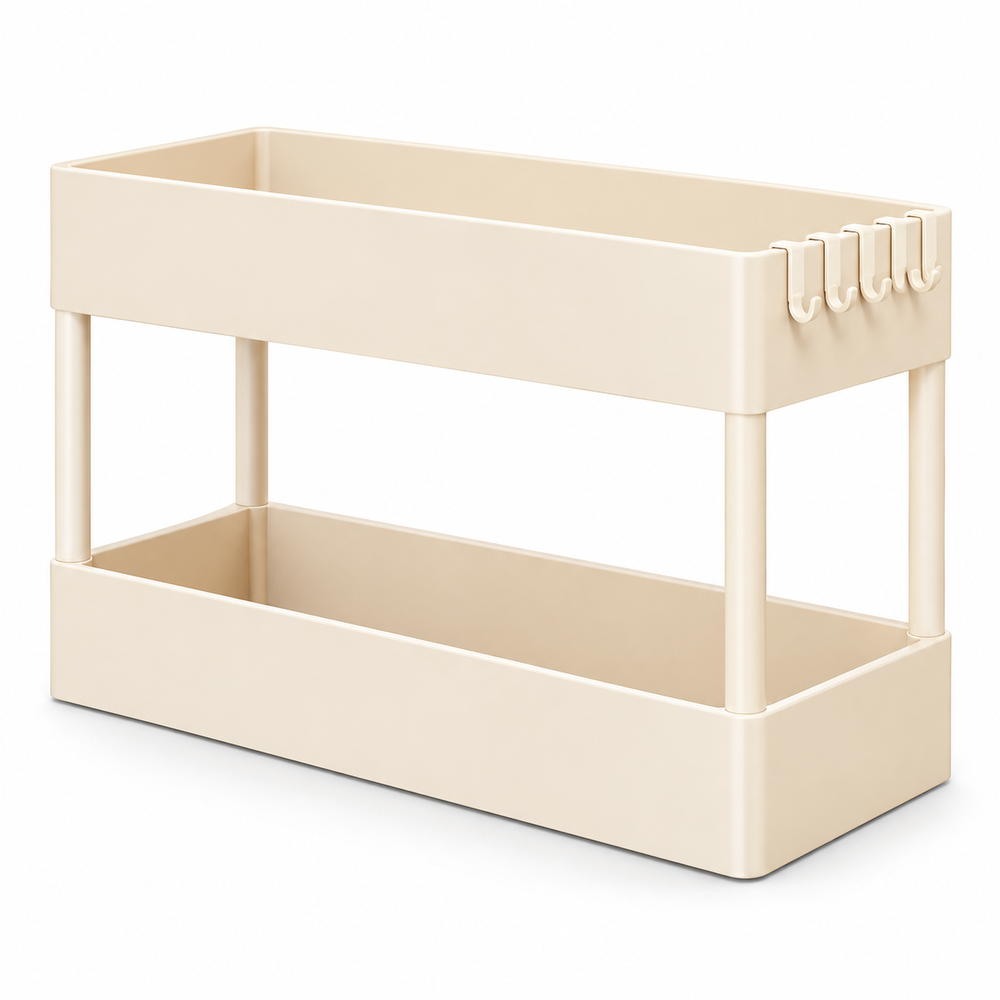 Two-Tier Slim Storage Rack